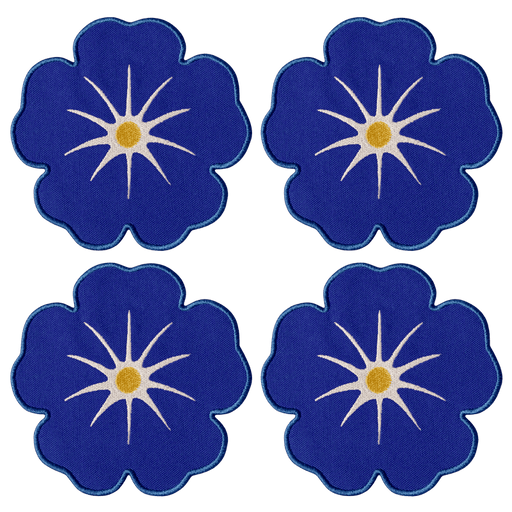 MORNING GLORY COASTERS (SET OF 4)