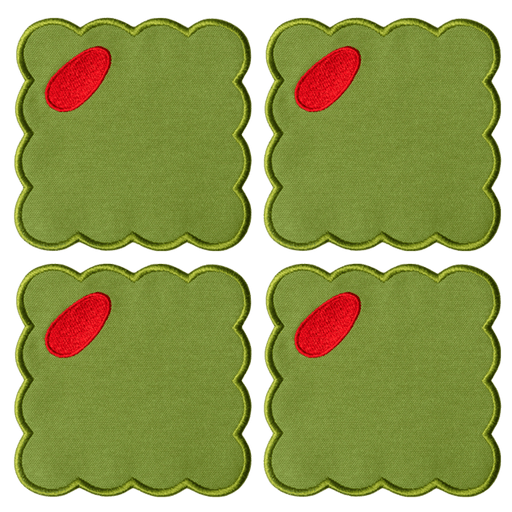 OLIVE COASTERS (SET OF 4)