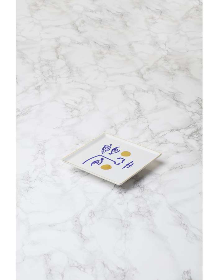 Janus Warrior Ceramic Tray