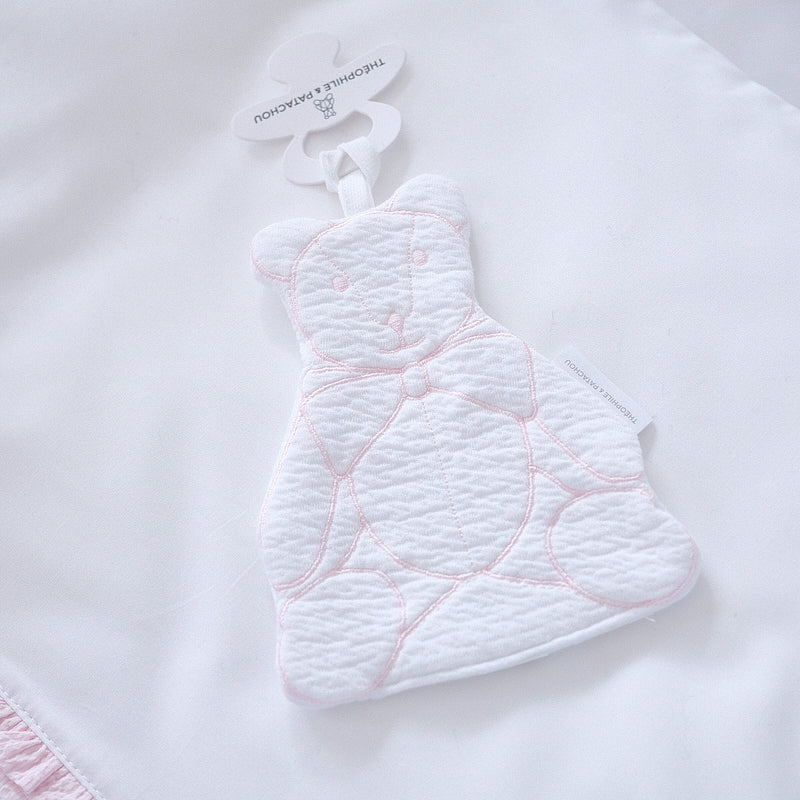Teat holder teddy TP light pink