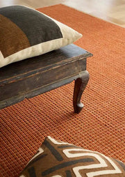 Orange Jute Bengal Rug