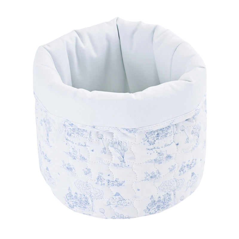 Care basket round - Quilted printed