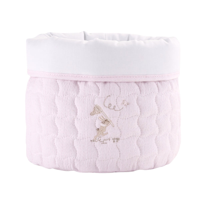 Care basket round - Quilted