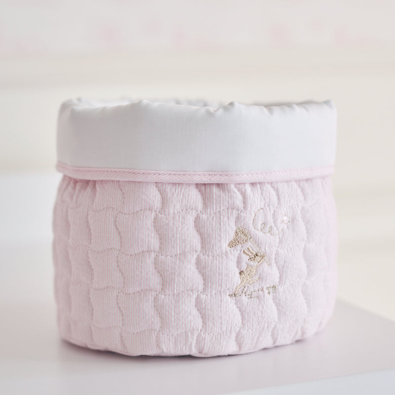 Care basket round - Quilted
