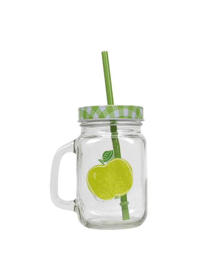 Apple Drinking Jar