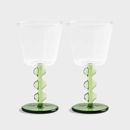 elegant green glassware with a floral-inspired design, perfect for special occasions or everyday use