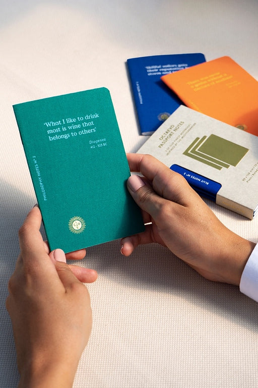 Green passport notebook