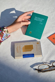 Green passport notebook