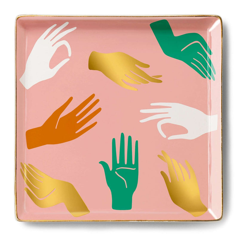 Pink Hamsa Tray