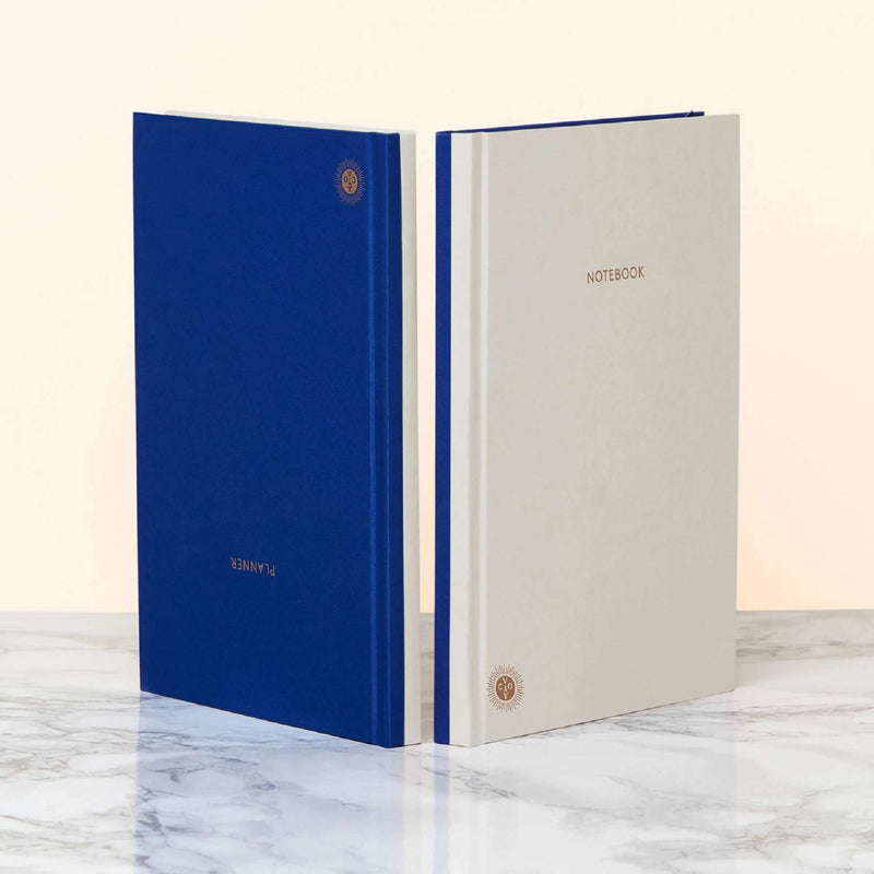 Planner Notebook - Grey/Blue