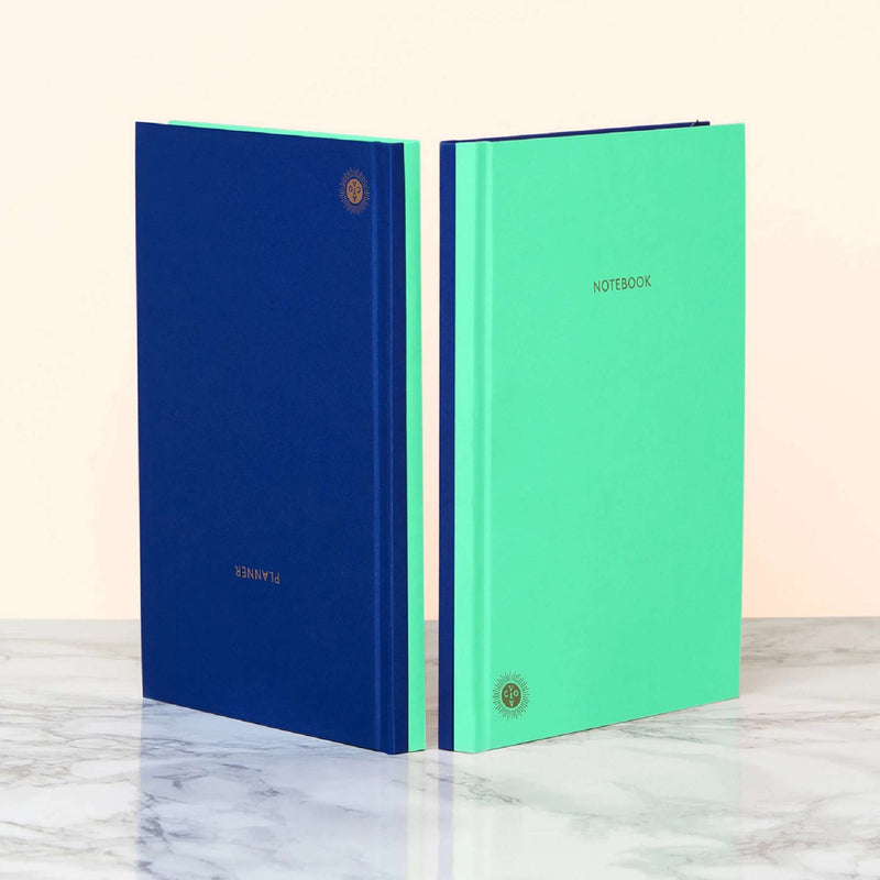 Planner Notebook - Mint/Blue