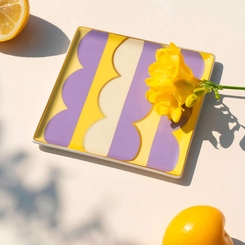 Riviera Wave Tray - Purple