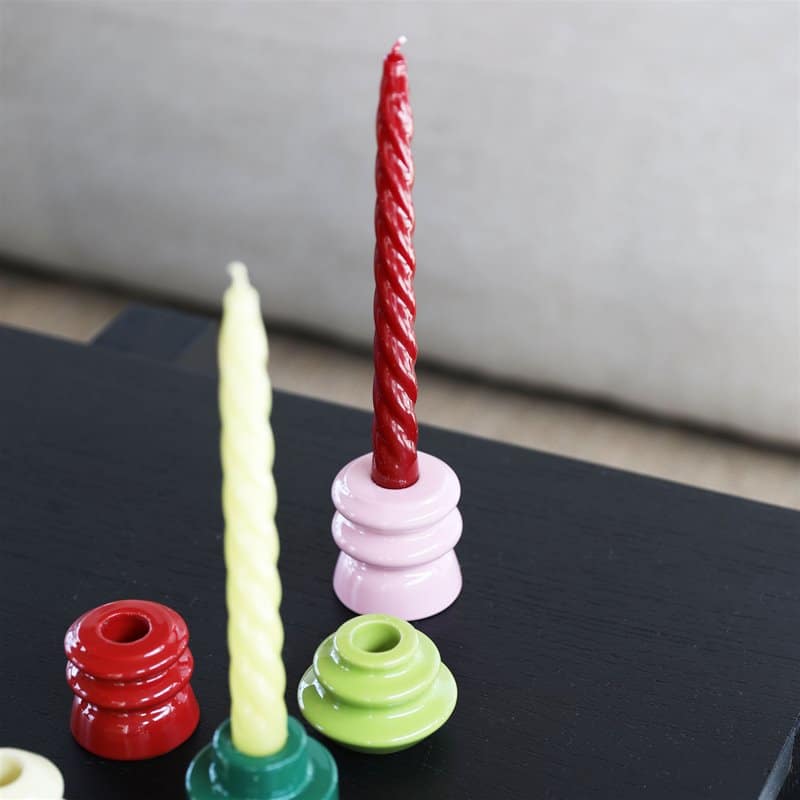 Red Bravo Candles - Set of 3