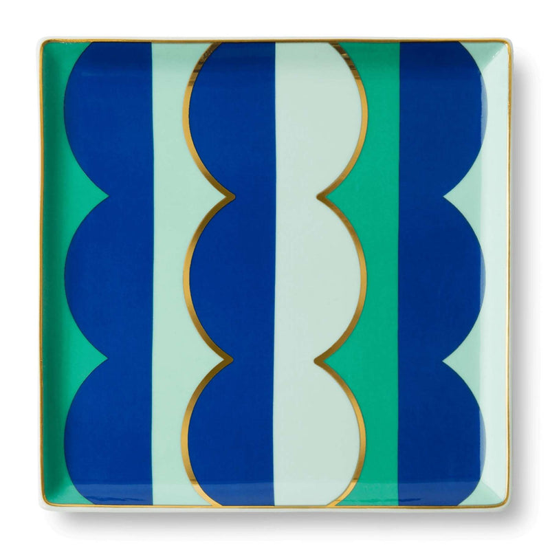 Blue Riviera Wave Tray