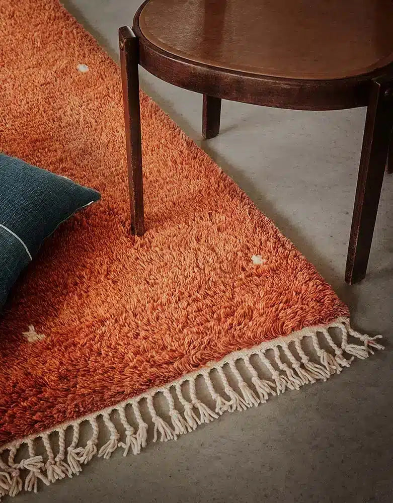 Rug Ravi - Orange/Off White