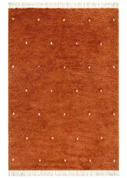 Rug Ravi - Orange/Off White