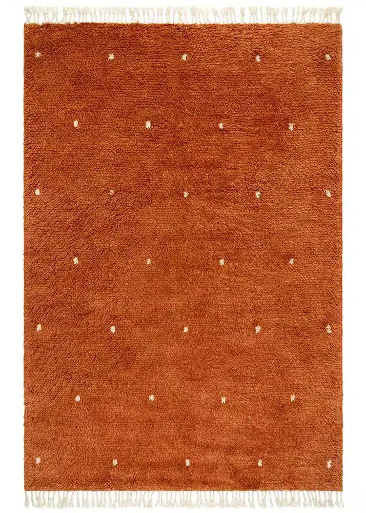 Rug Ravi - Orange/Off White