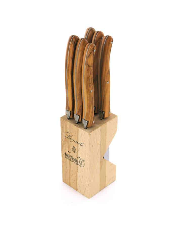 Block 6 knives olivier