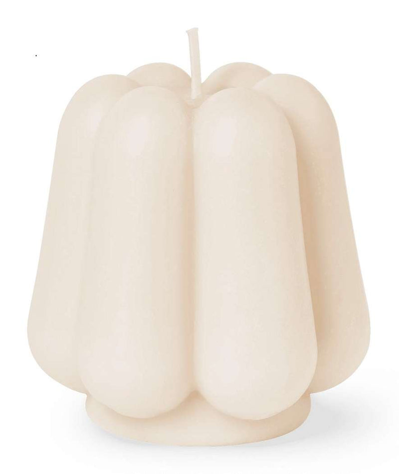 Sculpture Temple Candle - Ivory