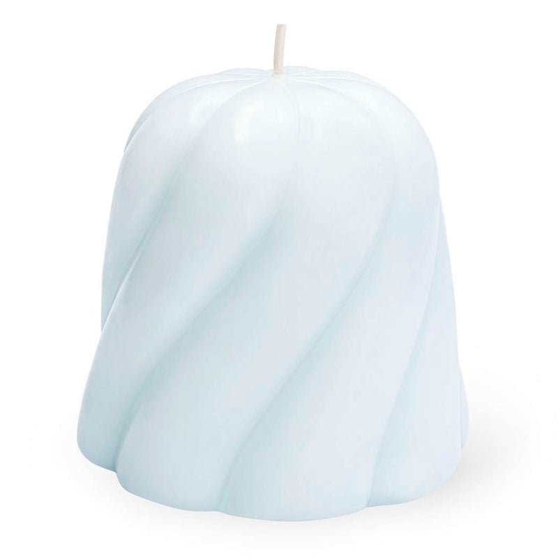 Sculpture Temple Candle - Pale Blue