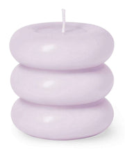 Sculpture Temple Candle - Pale Lilac 1