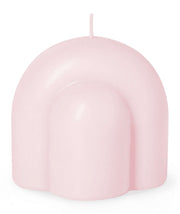 Sculpture Temple Candle - Pale Rose