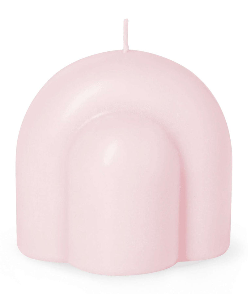 Sculpture Temple Candle - Pale Rose