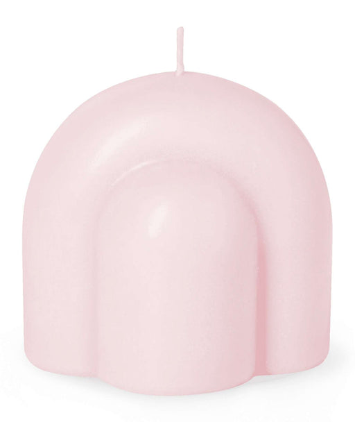 Sculpture Temple Candle - Pale Rose
