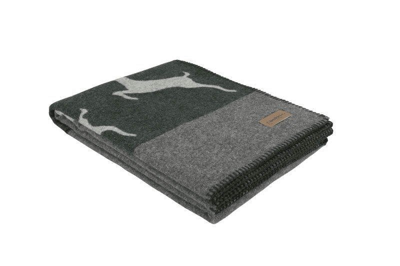 Grey Running Deer Blanket