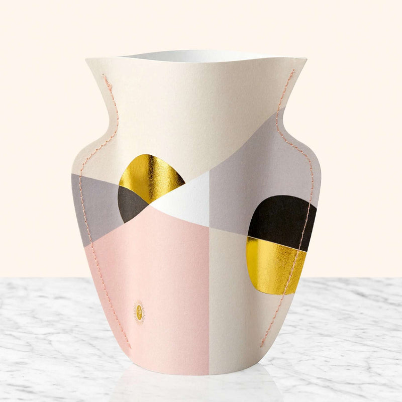 Siena Mini Paper Vase - Pink