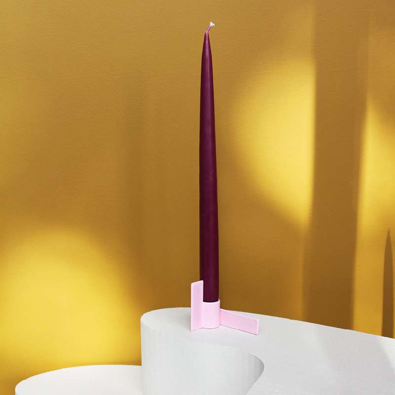 Icon Candle Holder 02 - Pink