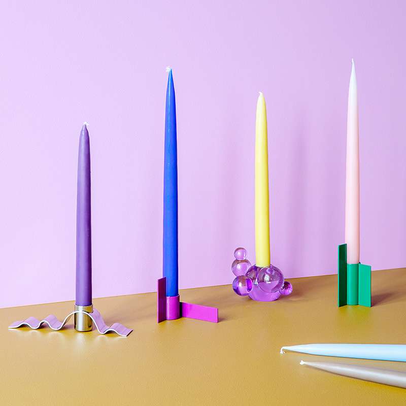 Icon Candle Holder 02 - Purple
