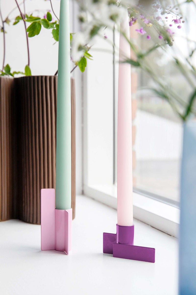 Icon Candle Holder 01 - Purple
