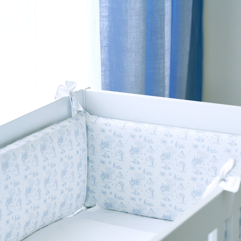 Cot bed Bumper 70cm - Cotton (70x70x70cm) H:30cm printed