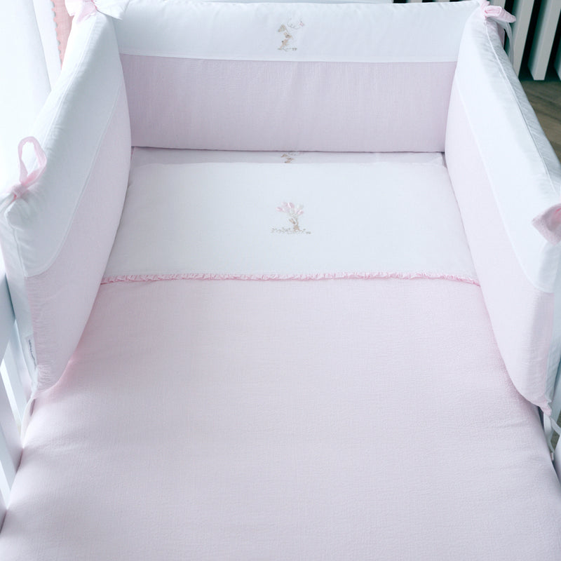Cot bed Bumper 60cm - Cotton (60x60x60cm) H:30cm