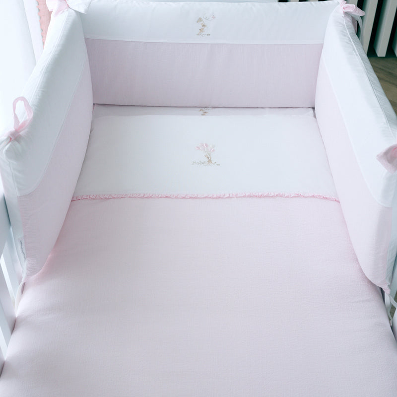 Cot bed Bumper 70cm - Cotton (70x70x70cm) H:30cm