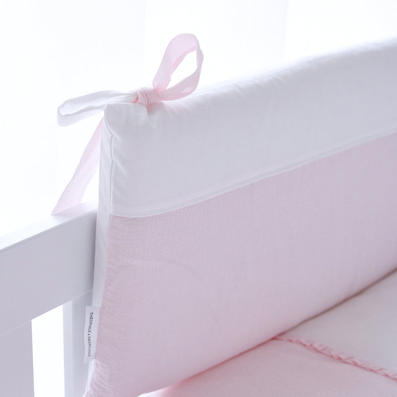 Cot bed Bumper 70cm - Cotton (70x70x70cm) H:30cm