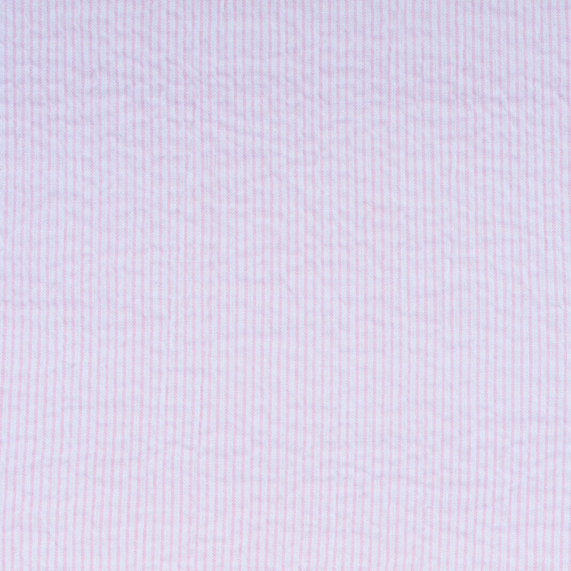Striped seersucker fabric 100% cotton