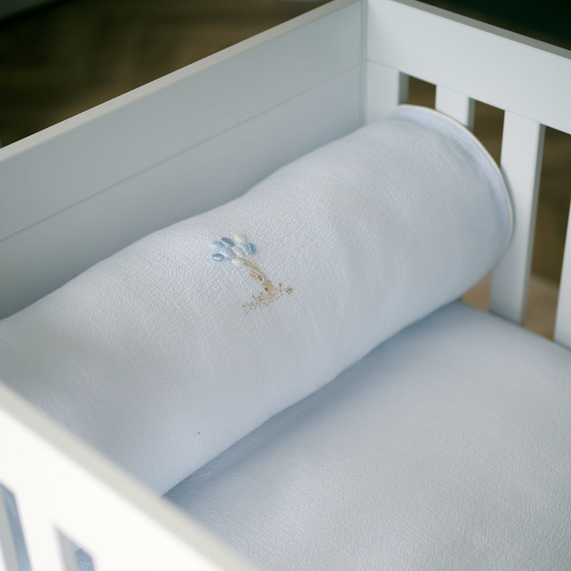 Embroidered bolster - Lines