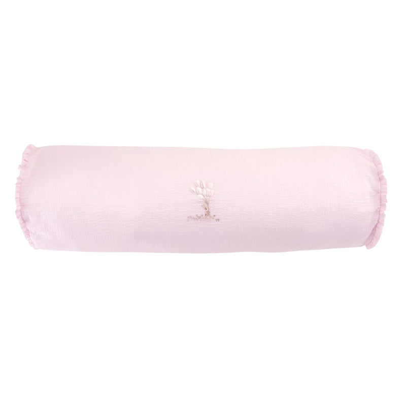 Embroidered bolster - Lines