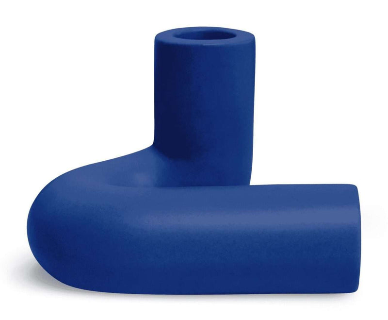 Temple Candle Holder dark blue