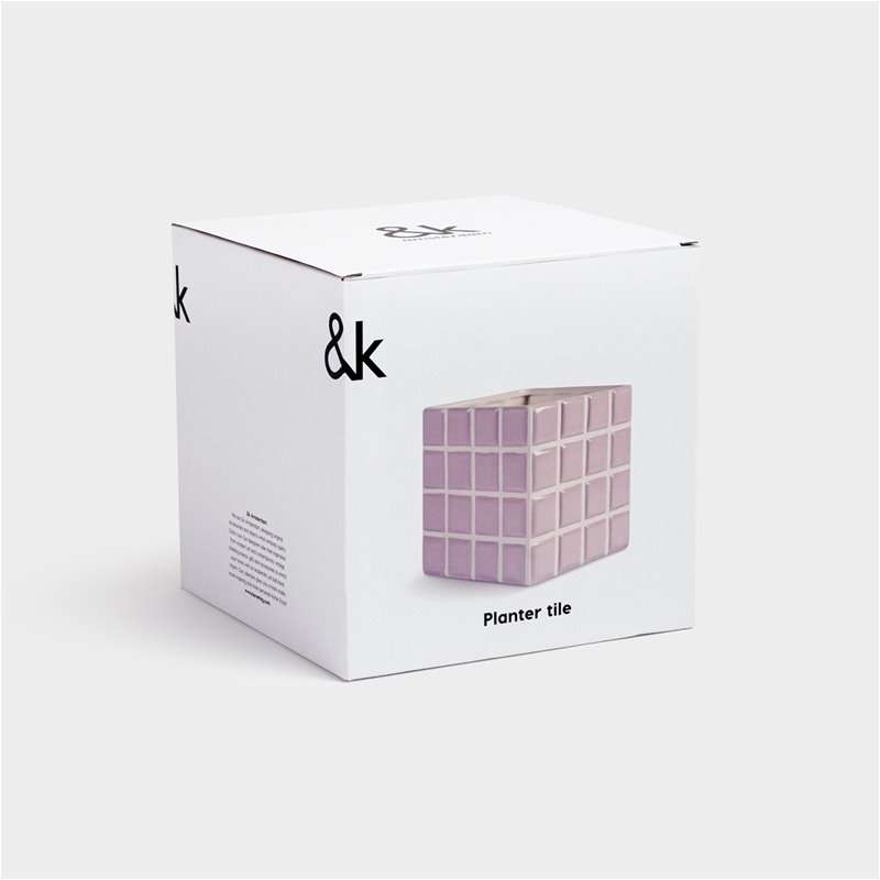 Lilac Tile Planter
