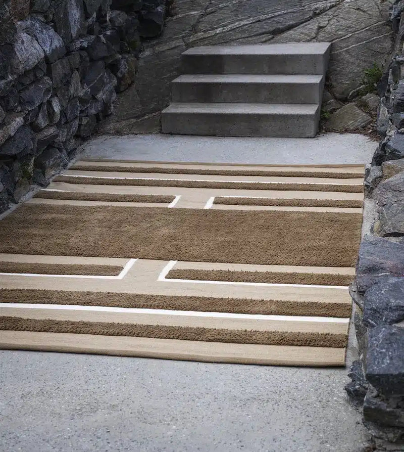 Traceable Rug Veda - Mocha/Beige/Off White