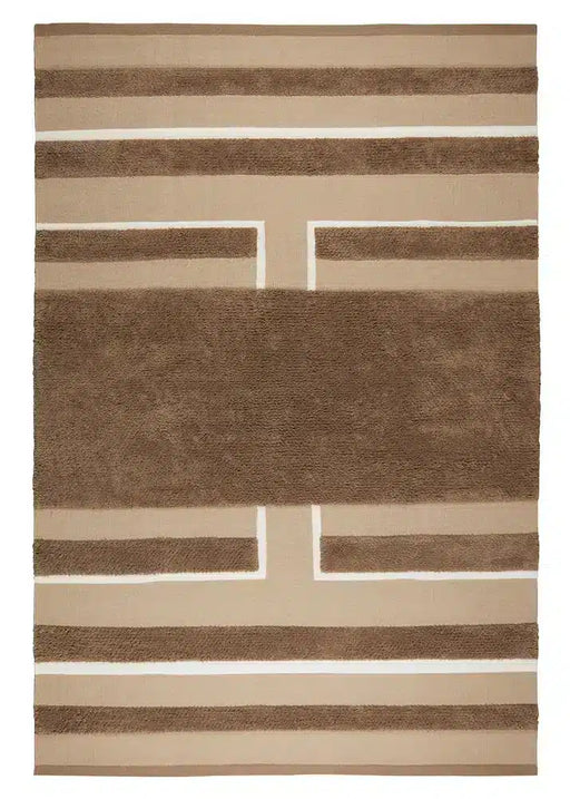 Traceable Rug Veda - Mocha/Beige/Off White
