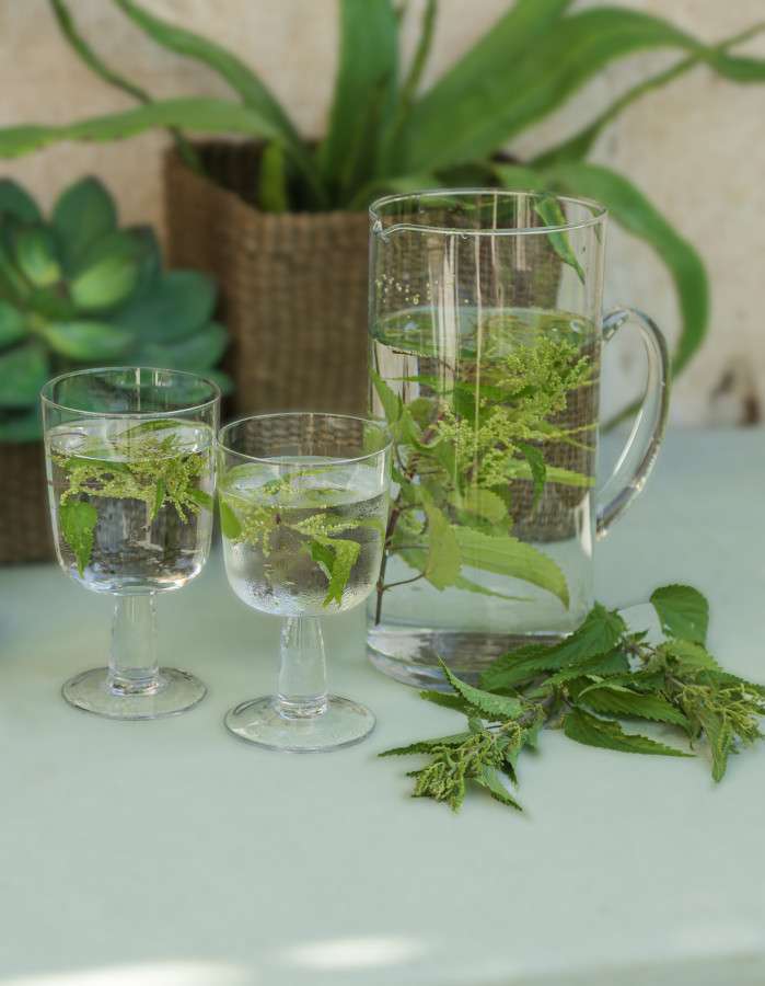 Transparent Glass Jug