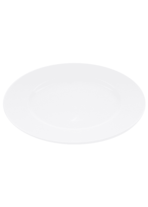 classic main course plate 26 cm white porcelain pordamsa