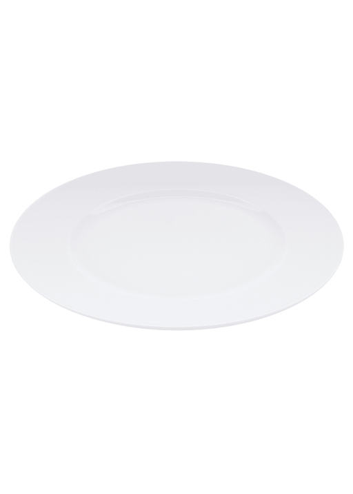 classic presentation plate white porcelain pordamsa