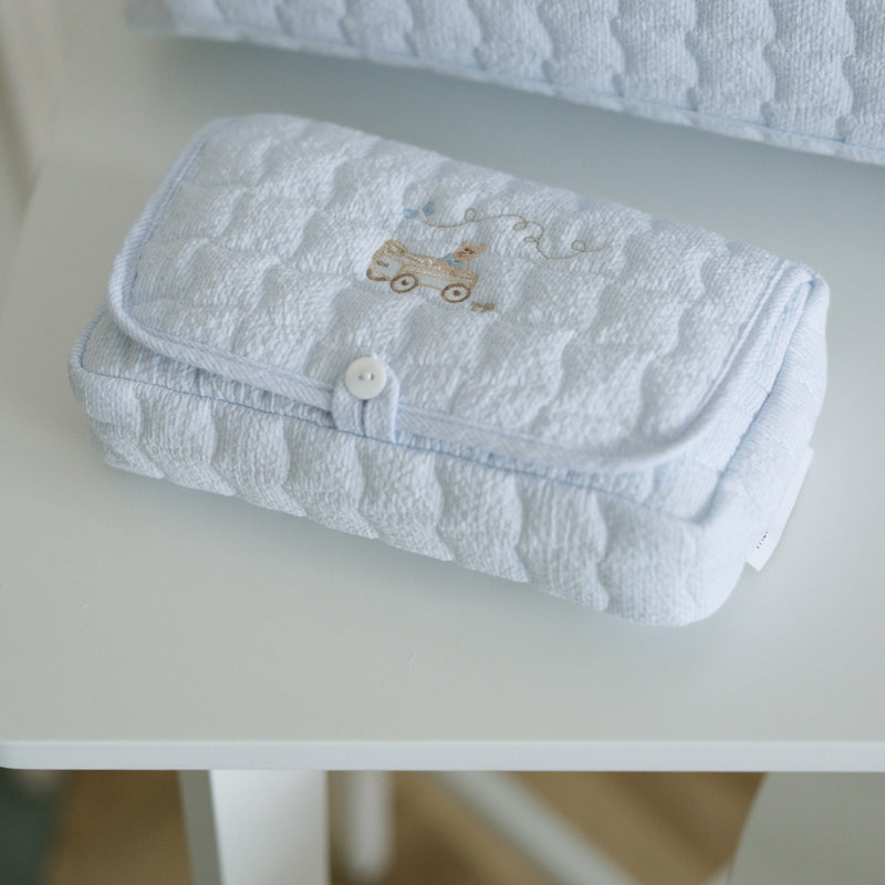 Travel baby wipes cover - Quilted