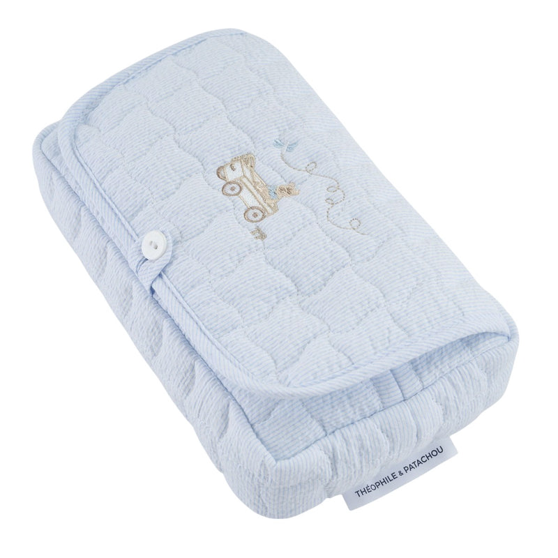 Travel baby wipes cover - Quilted