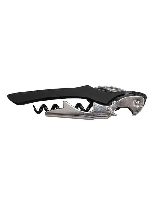 simple black Corkscrew wine bottle opener